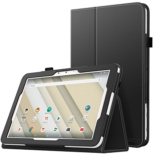 Amazon.co.jp: ATiC Qua tab QZ10 ケース 手帳型 スタンド機能